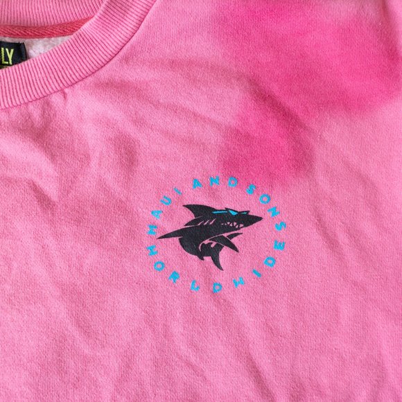 MAUI and sons pink crew neck sweater Large - Picture 5 of 11